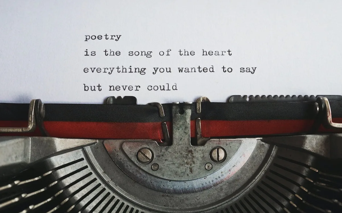 Enjambment in a poem as a literary device