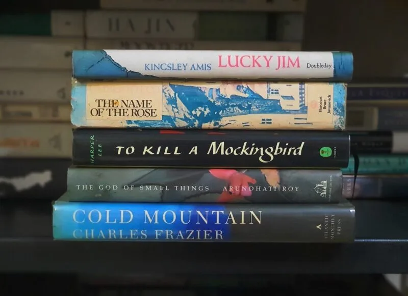 Award-winning debut novels by Kingsley Amis, Umberto Eco, Harper Lee, Arundhati Roy, Charles Frazier
