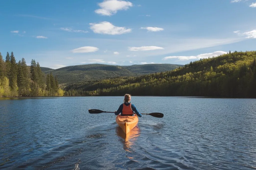 mae holland kayaking
