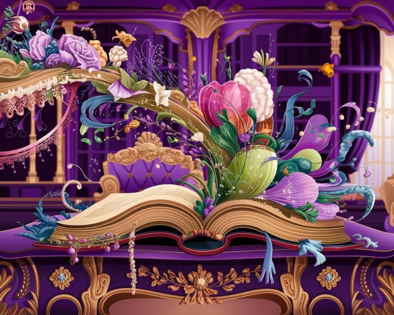 Purple prose: flowery language in writing