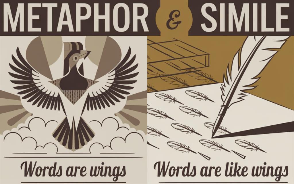 Metaphor vs simile: differences, uses, and examples