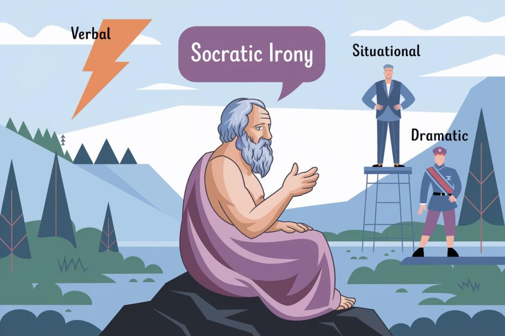Origin and history of irony