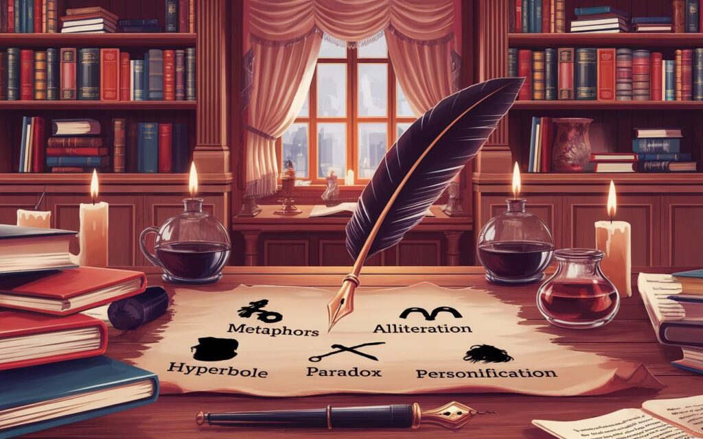 Role of literary devices in writing