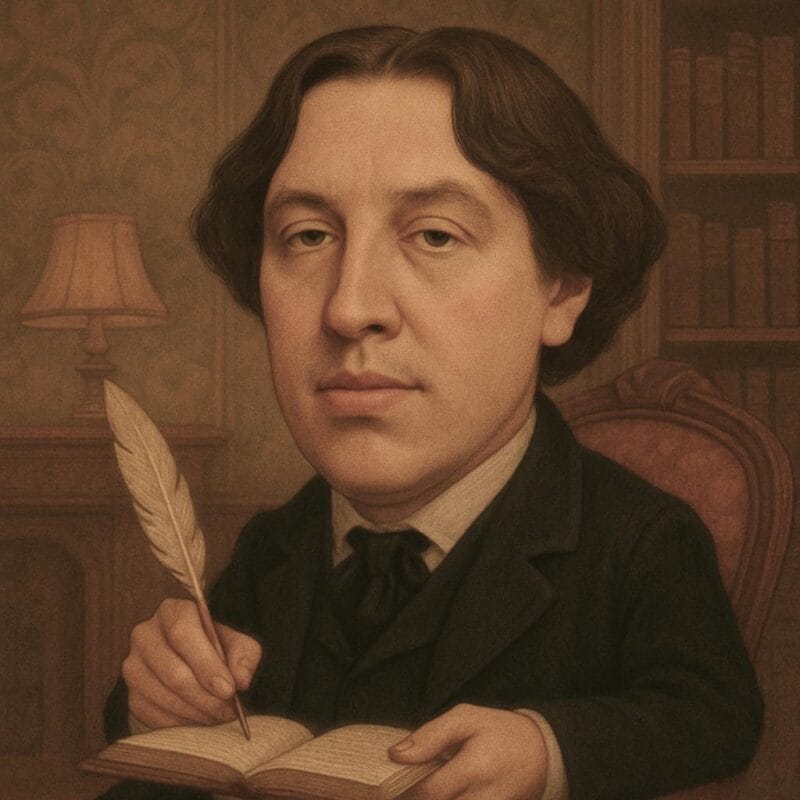 Caricature of Oscar Wilde