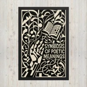 enhanced matte paper framed poster in black 12x18 front 68ae1bdda502e