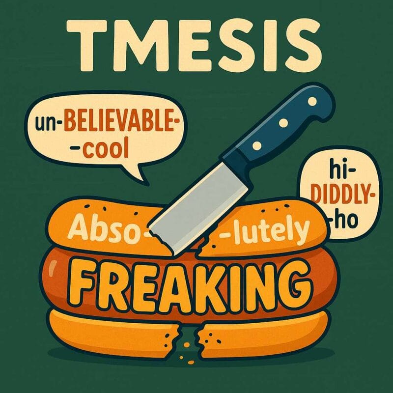 Tmesis examples
