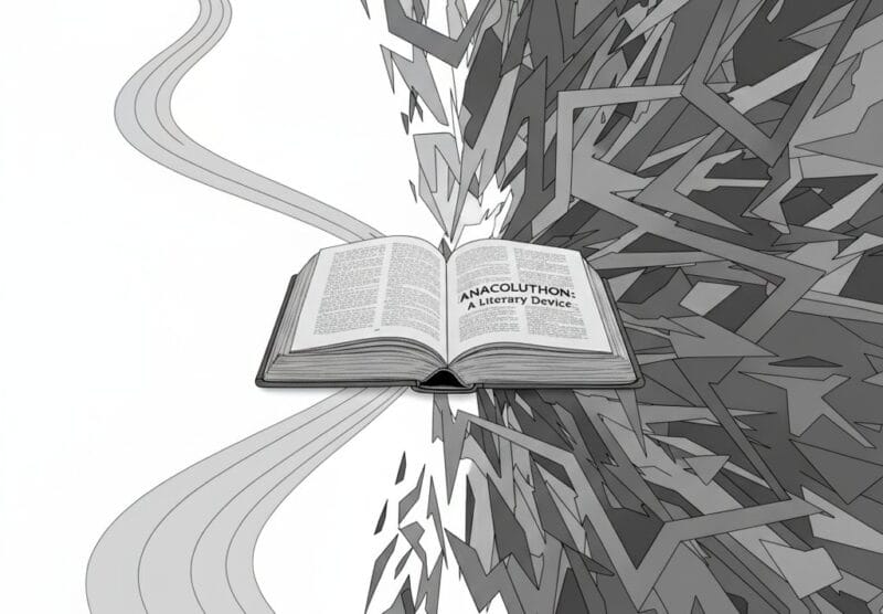 Anacoluthon literary device