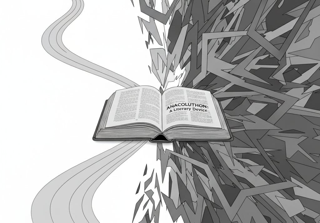 Anacoluthon literary device
