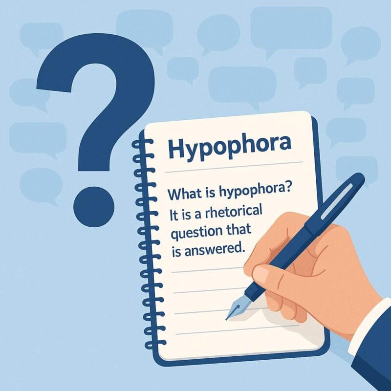 Hypophora – a rhetorical device