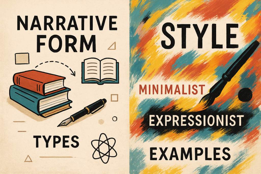 Literary form vs. literary style