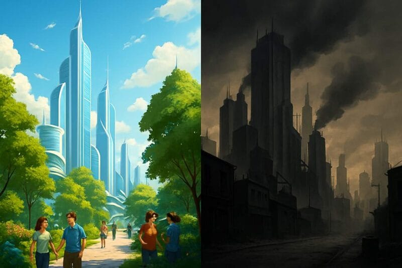 Utopian and dystopian fiction