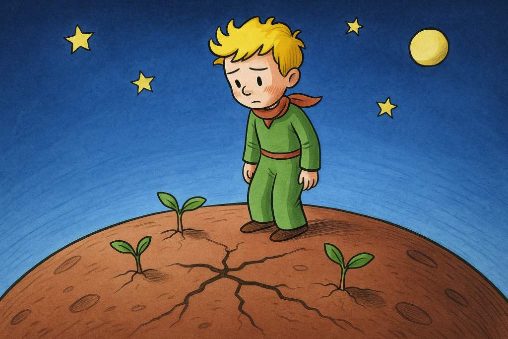 The baobabs and the little prince