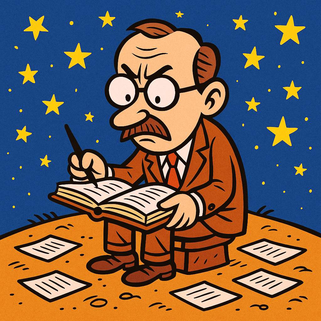 The King from The Little Prince by Antoine de Saint-Exupéry