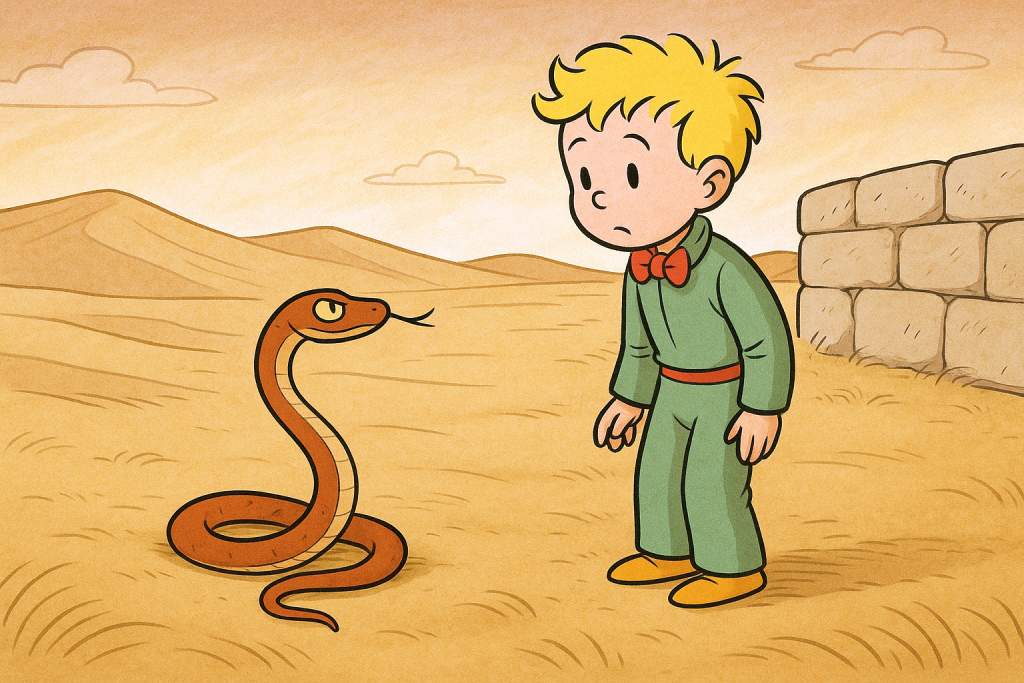 The snake and the little prince
