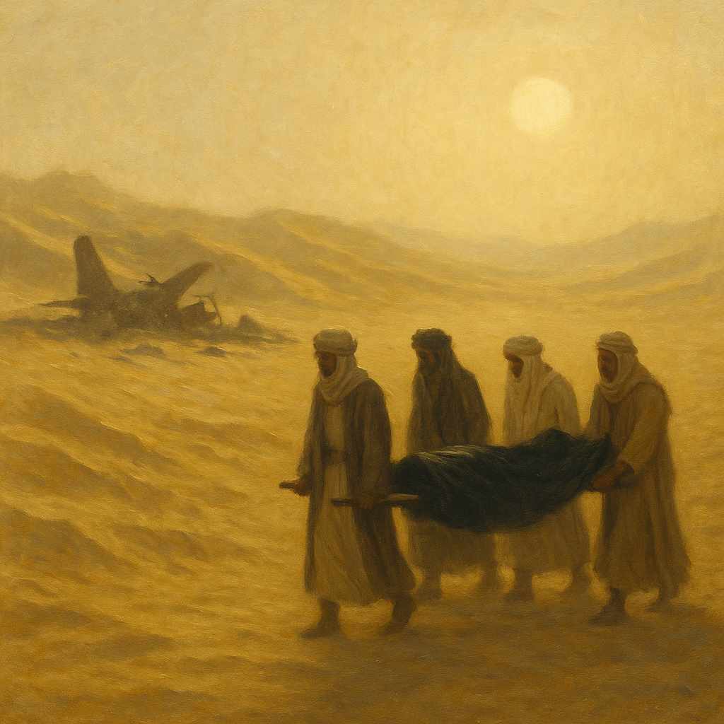 count almasys crash and rescue in the desert