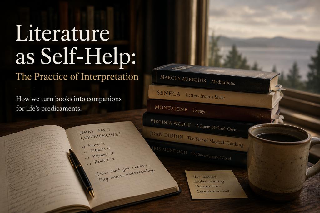 Literature as self-help: the practice of interpretation
